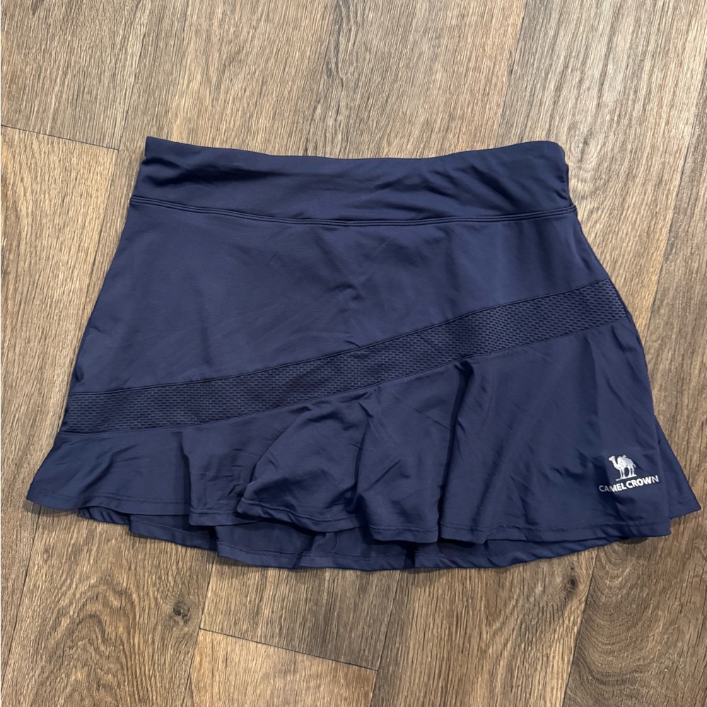 Navy Camel Crown Skort